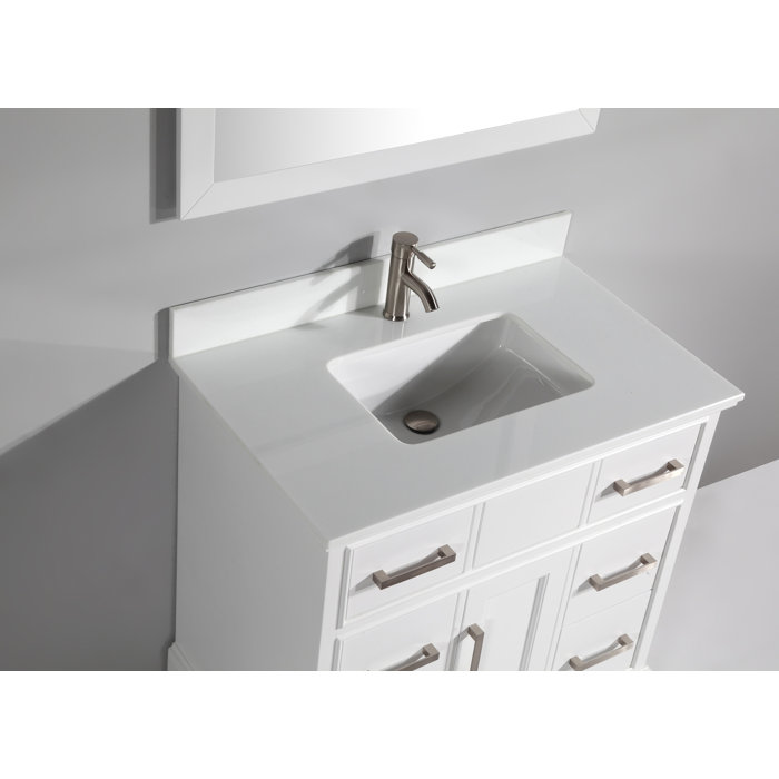 Red Barrel Studio® Valor 36'' Single Bathroom Vanity with Engineered